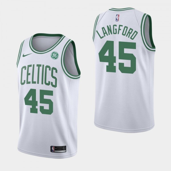 2019-20 Boston Celtics Romeo Langford Association Edition GE Patch Jersey