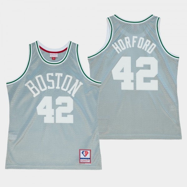 Al Horford Boston Celtics 75th Anniversary Silver Jersey