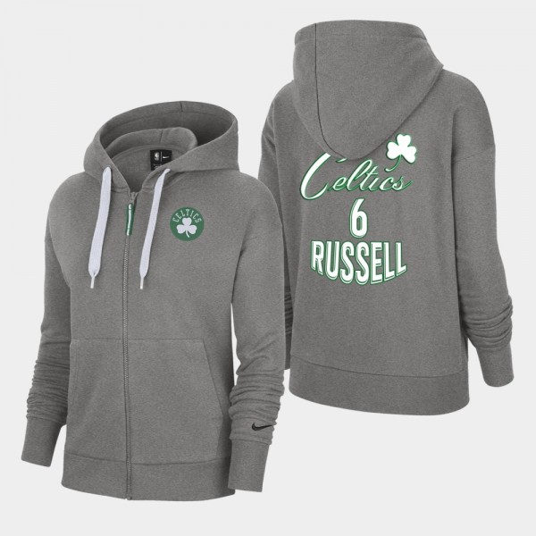 Bill Russell Boston Celtics 2021 Full-Zip Sport Ho...