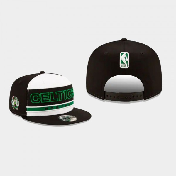 Men's Boston Celtics Striped 9FIFTY Snapback Hat
