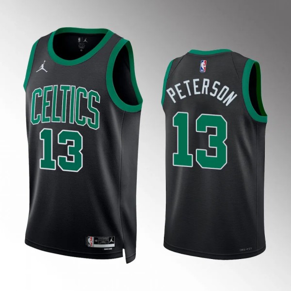 Boston Celtics Drew Peterson #13 Black Statement Edition Jersey Swingman