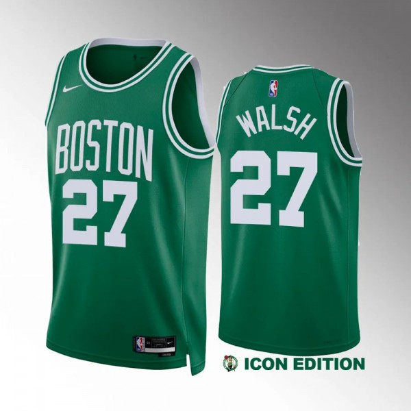 Jordan Walsh Boston Celtics #29 Green Jersey 2022-...