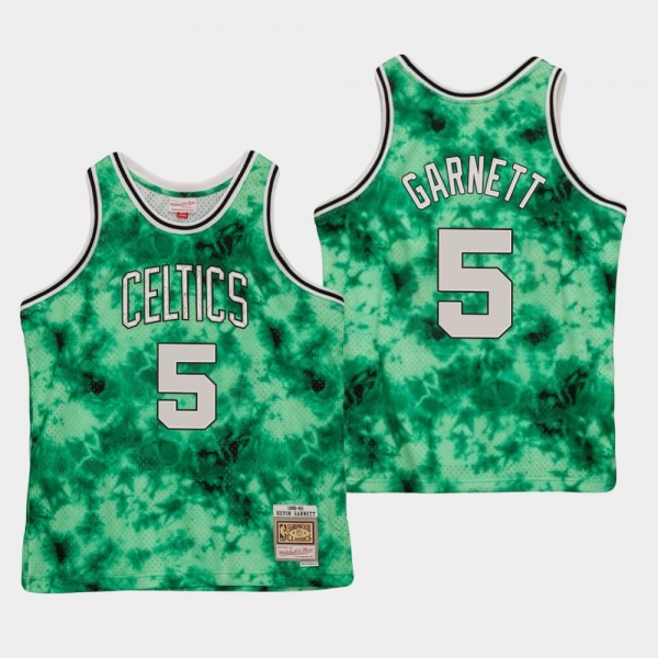 Celtics Kevin Garnett Galaxy Green Jersey