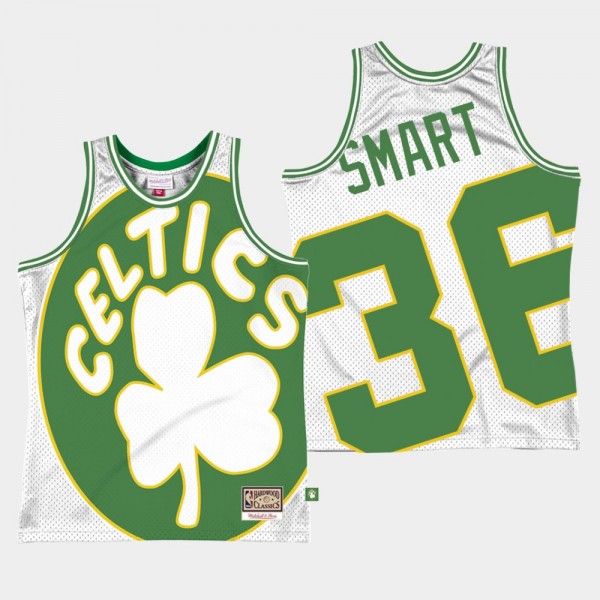 Celtics Marcus Smart Big Face 2.0 White Jersey