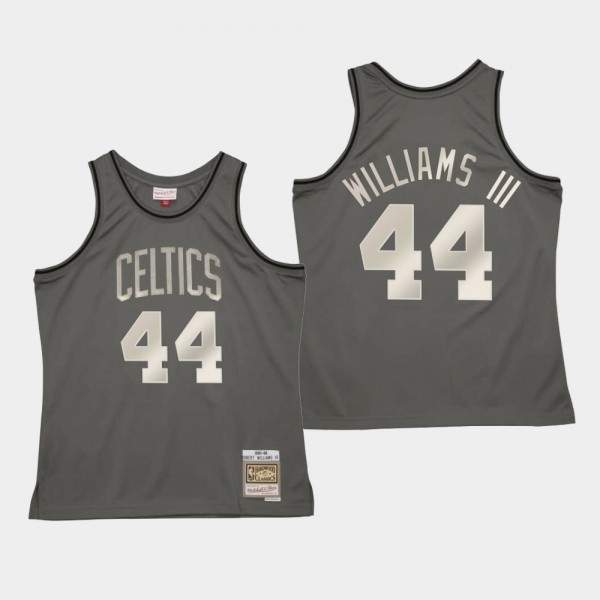 Celtics Robert Williams III Metal Works Gray Jerse...