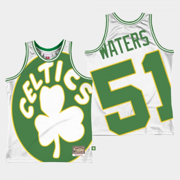 Celtics Tremont Waters Big Face 2.0 White Jersey