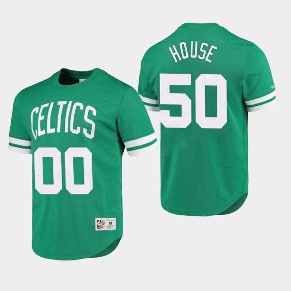 Eddie House Boston Celtics Mesh Kelly Green T-shir...