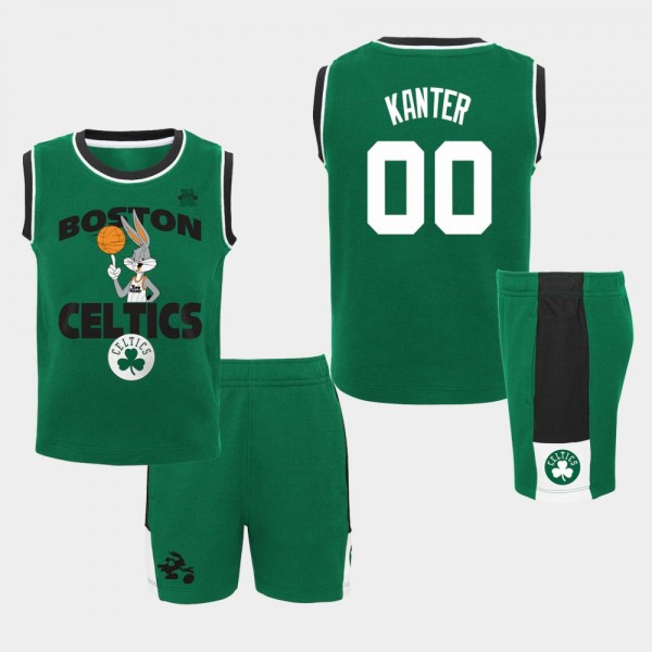 Enes Kanter Boston Celtics Youth Space Jam 2 Tank Top & Shorts Kit Green