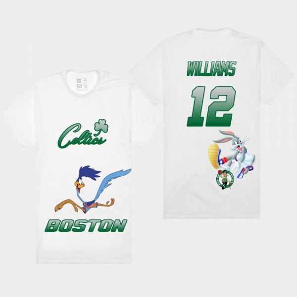 Boston Celtics Grant Williams Space Jam x NBA T-Shirt White