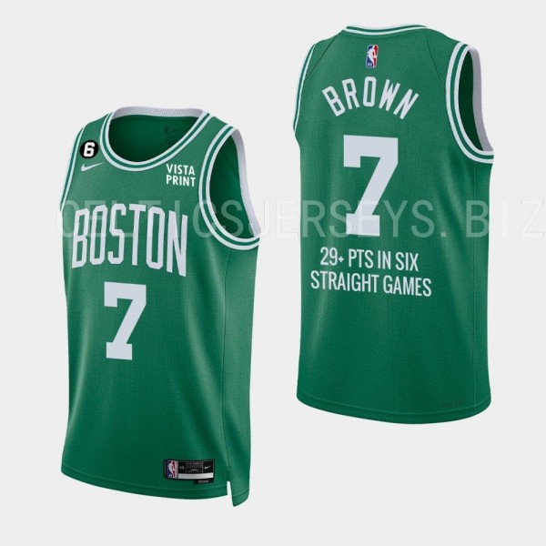 Boston Celtics Jaylen Brown Special Edition Kelly Green Jersey