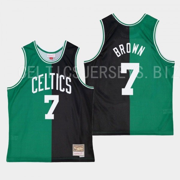 Boston Celtics Jaylen Brown Hardwood Classics Spli...