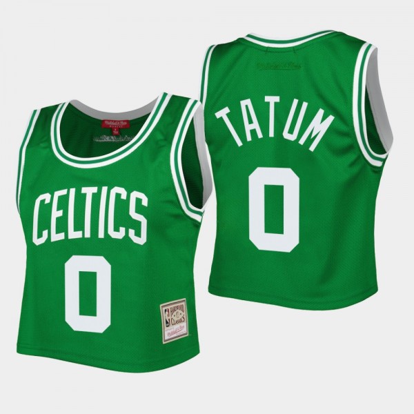 Jayson Tatum Boston Celtics Women's Crop Player Tank Top HWC Limited Kelly Green