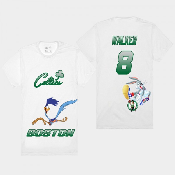 Boston Celtics Kemba Walker Space Jam x NBA T-Shirt White