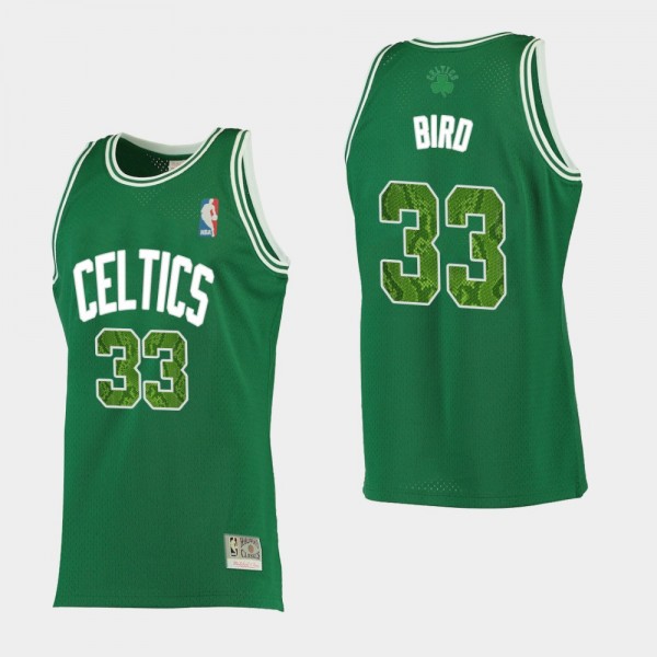 Larry Bird Boston Celtics 2021 Snakeskin Hardwood ...