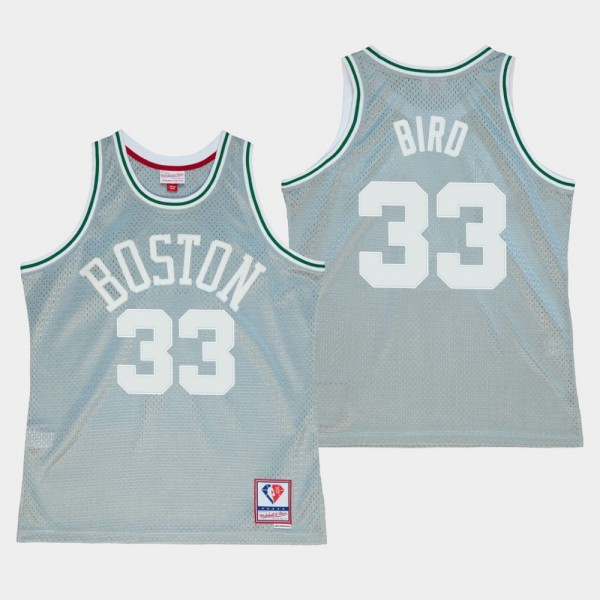 Larry Bird Boston Celtics 75th Anniversary Silver ...