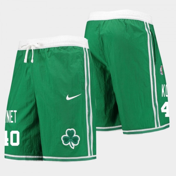 Luke Kornet Boston Celtics 2021 Courtside Heritage Shorts Green