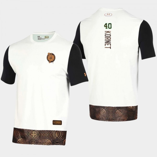 Luke Kornet Boston Celtics 2021 Performance Under Armour T-Shirt White