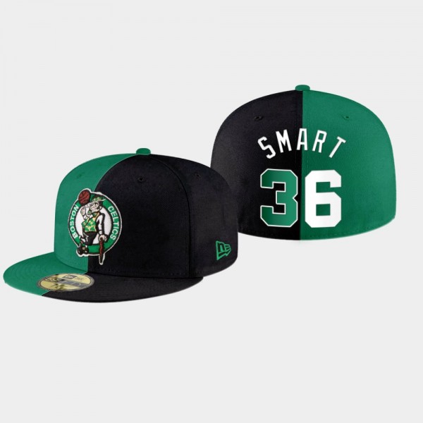 Celtics Split Marcus Smart Black Green 59FIFTY Fit...