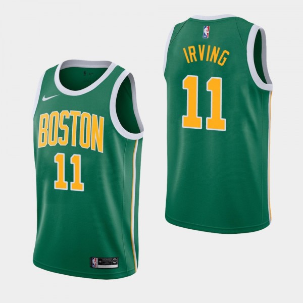 Men's 2018-19 Boston Celtics #11 Kyrie Irving Earn...
