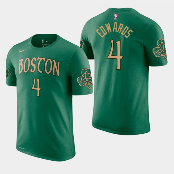 Men's 2019-20 Boston Celtics #4 Carsen Edwards Cit...