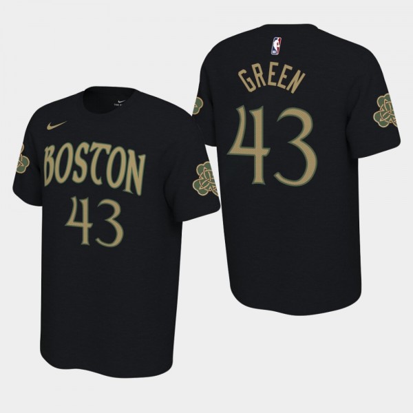 Men's 2019-20 Boston Celtics #43 Javonte Green City Edition T-Shirt