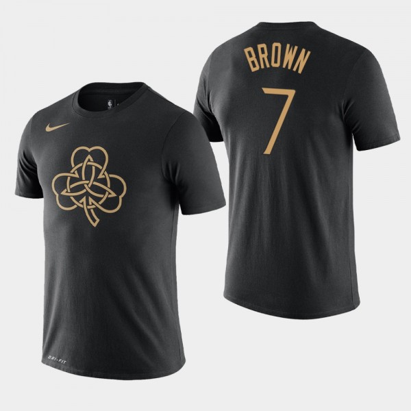 Men's 2019-20 Boston Celtics #7 Jaylen Brown City Edition T-Shirt