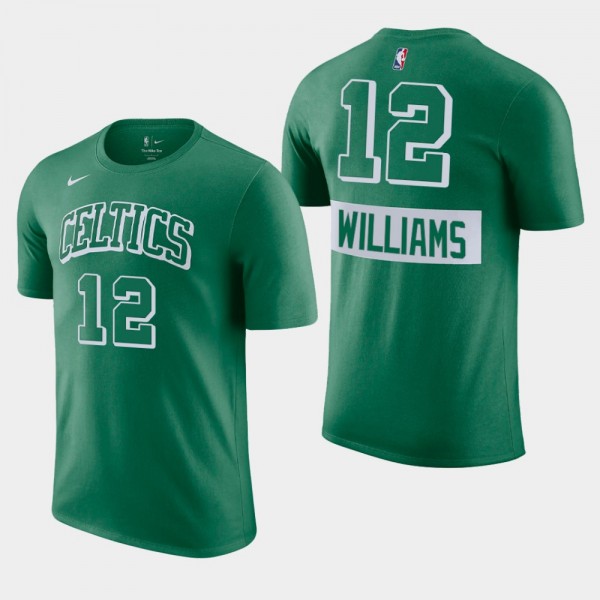 2021-22 Celtics Grant Williams City Edition Green T-shirt