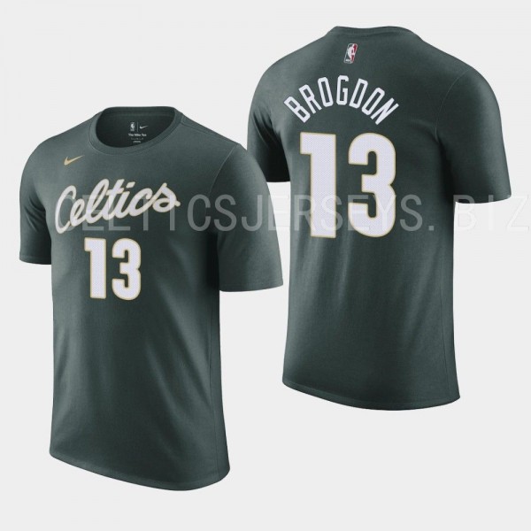 Boston Celtics #13 Malcolm Brogdon 2022-23 City Ed...