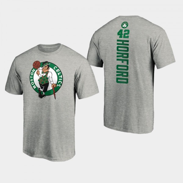 Boston Celtics #42 Al Horford Primary Team Logo T-...