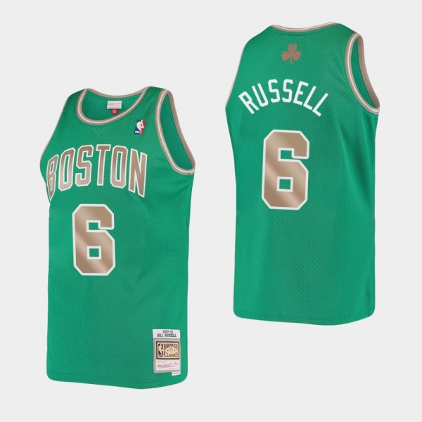 Boston Celtics Bill Russell Hardwood Classics Kell...