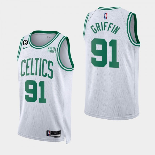 Boston Celtics #91 Blake Griffin White 2022-23 Ass...