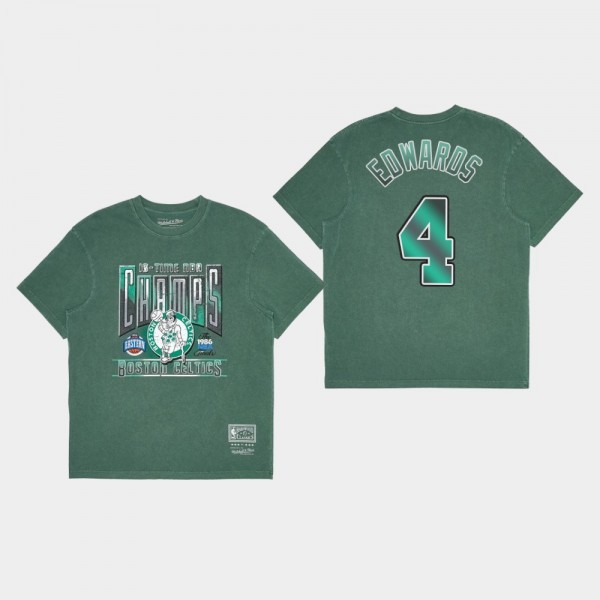 Men's Celtics #4 Carsen Edwards Winner Takes All Vintage T-Shirt