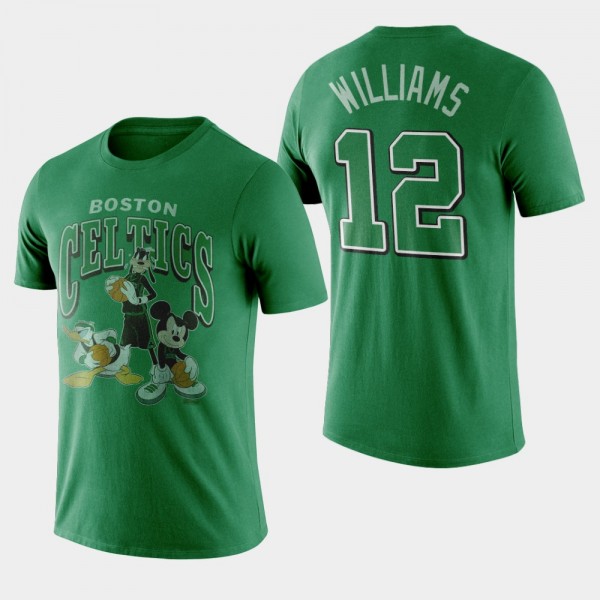 Men's Celtics #12 Grant Williams Disney X Junk Food Mickey Squad T-Shirt