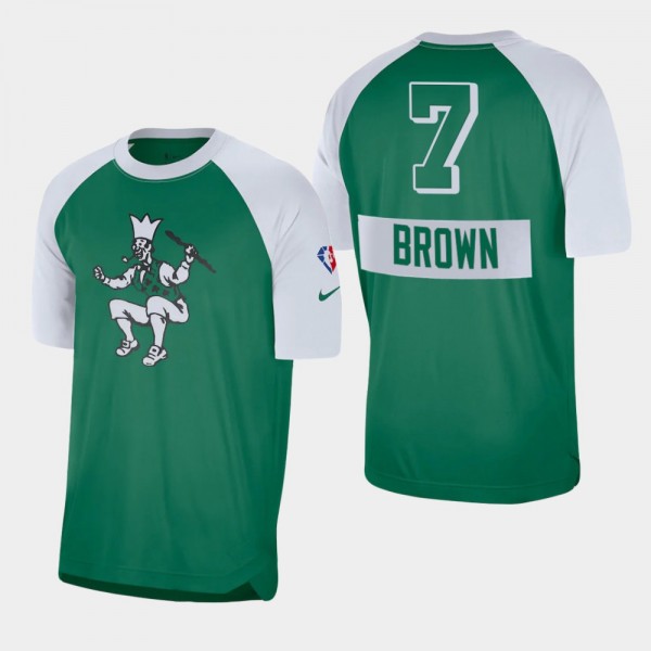 Men's Celtics #7 Jaylen Brown City Edition Warmup ...