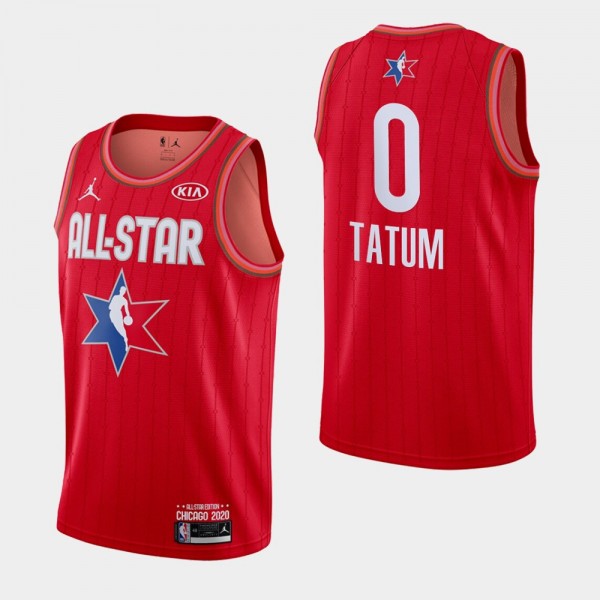 Men's Boston Celtics #0 Jayson Tatum 2020 NBA All-Star Game Eastern Conference Red Jersey