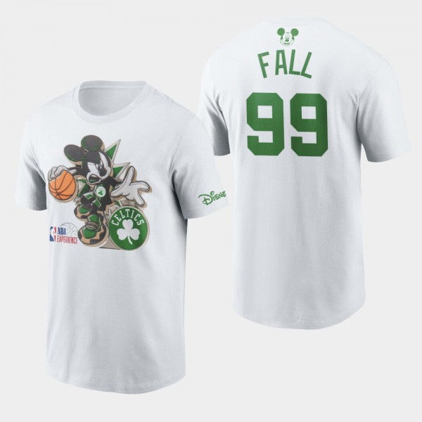 Men's Celtics #99 Tacko Fall Disney Mickey Mouse T-Shirt