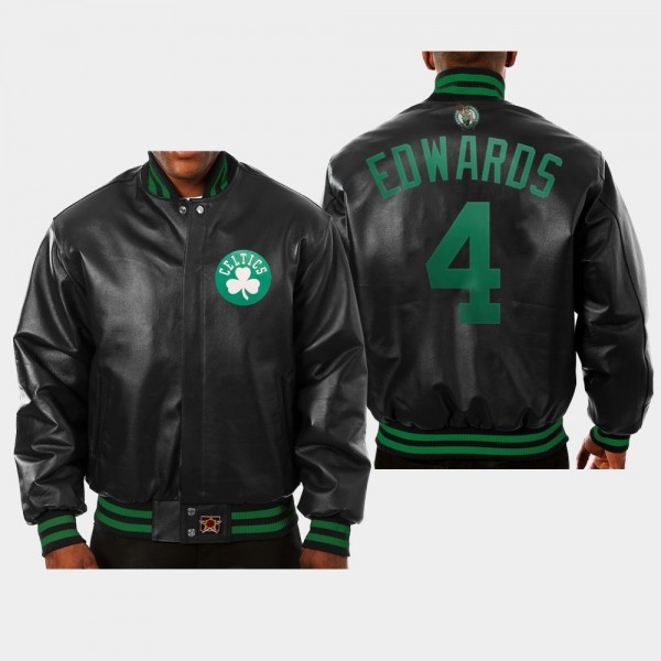 Boston Celtics Carsen Edwards All-Leather Full-Sna...