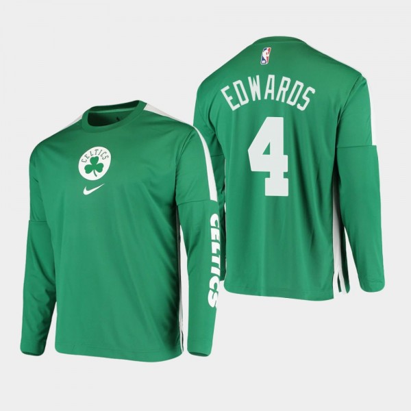Boston Celtics Carsen Edwards Shooting Performance Long Sleeve Kelly Green T-Shirt