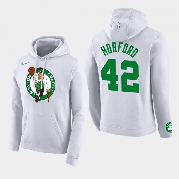 Celtics Al Horford Club Team Logo Pullover Hoodie White