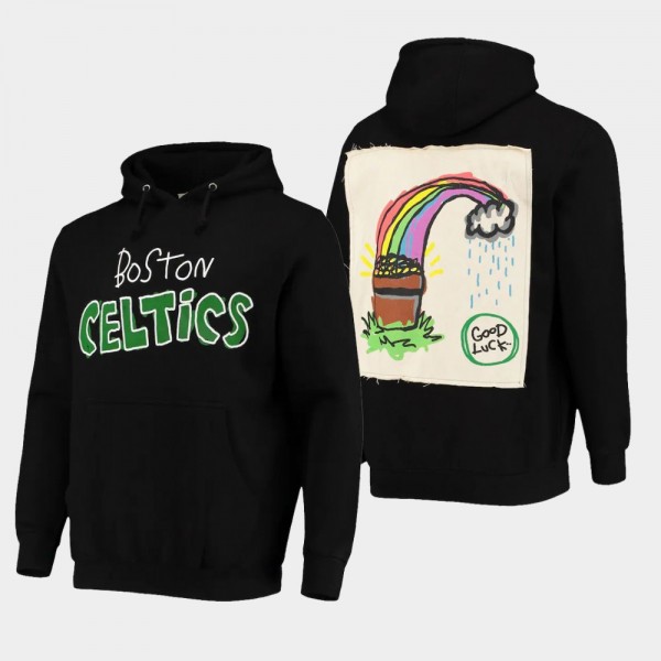 Men's Boston Celtics Applique Pullover Hoodie
