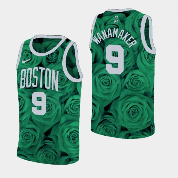 Men's Boston Celtics #9 Brad Wanamaker Rose Editio...