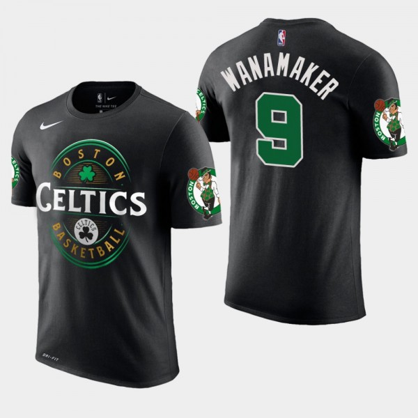 Men's Celtics #9 Bradley Wanamaker Forever Lucky T...