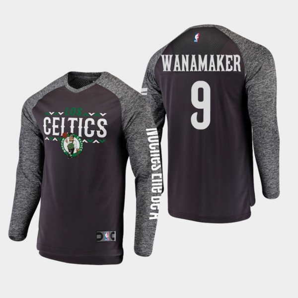 Men's Celtics #9 Bradley Wanamaker Noches Enebea L...