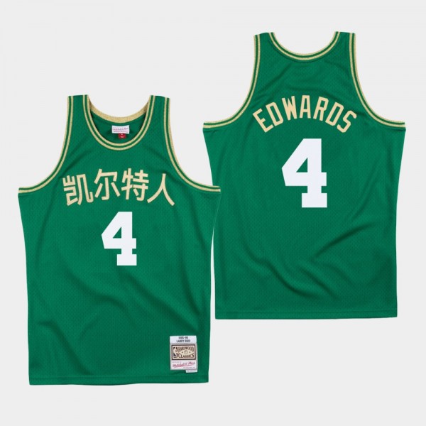 Men's Boston Celtics #4 Carsen Edwards Chinese New...