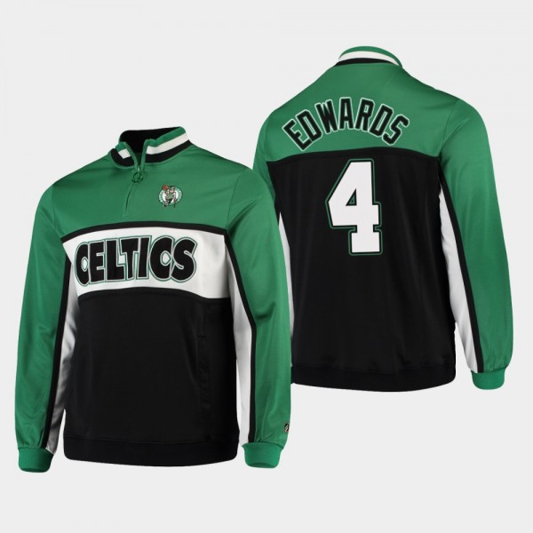 Men's Celtics #4 Carsen Edwards Interlock Jacket
