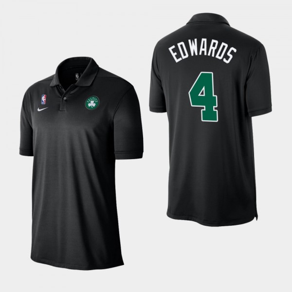 Men's Celtics Carsen Edwards Statement Polo Black
