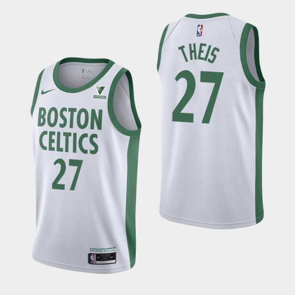 Vistaprint Patch Daniel Theis Boston Celtics White...