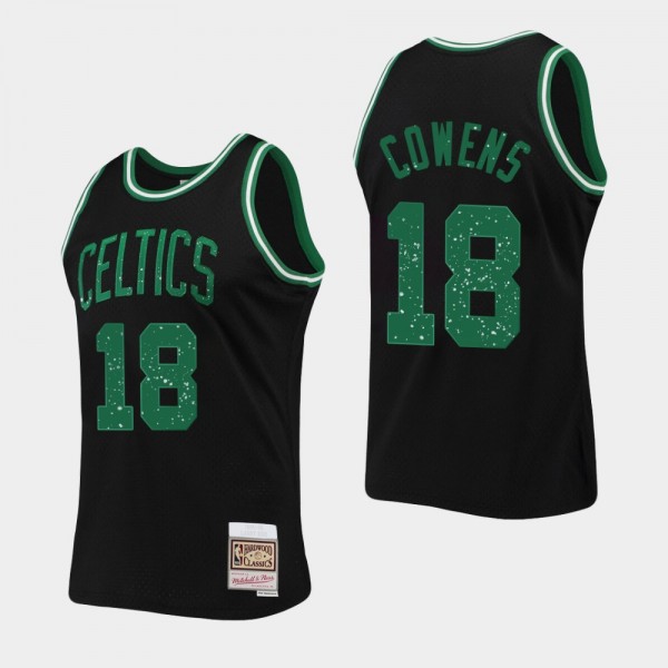 Men's Celtics #18 David Cowens Rings Collection Bl...