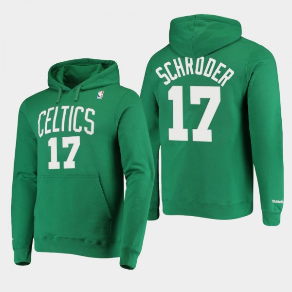 Celtics Dennis Schroder Hardwood Classics Pullover...