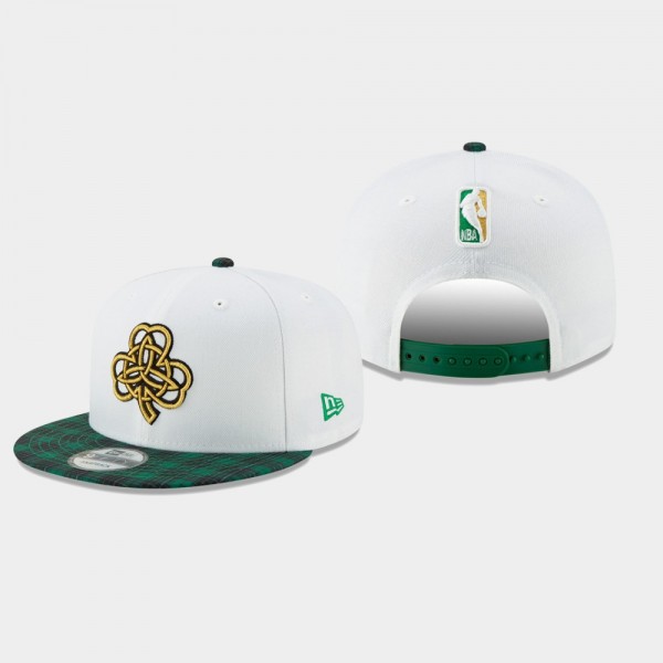Celtics Earned White Snapback 9FIFTY Hat